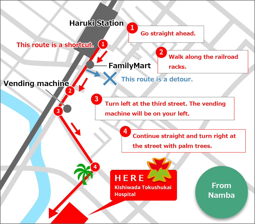 Map From Namba